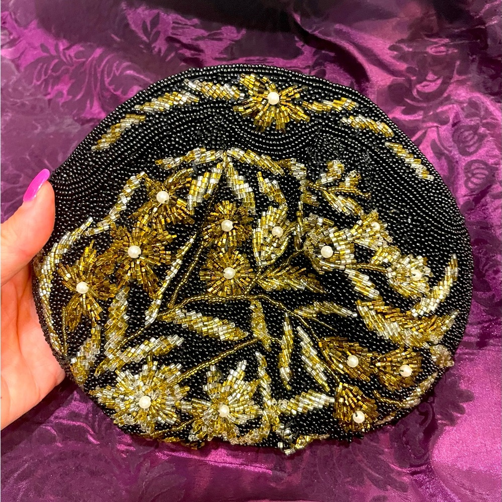 Vintage beaded clutch